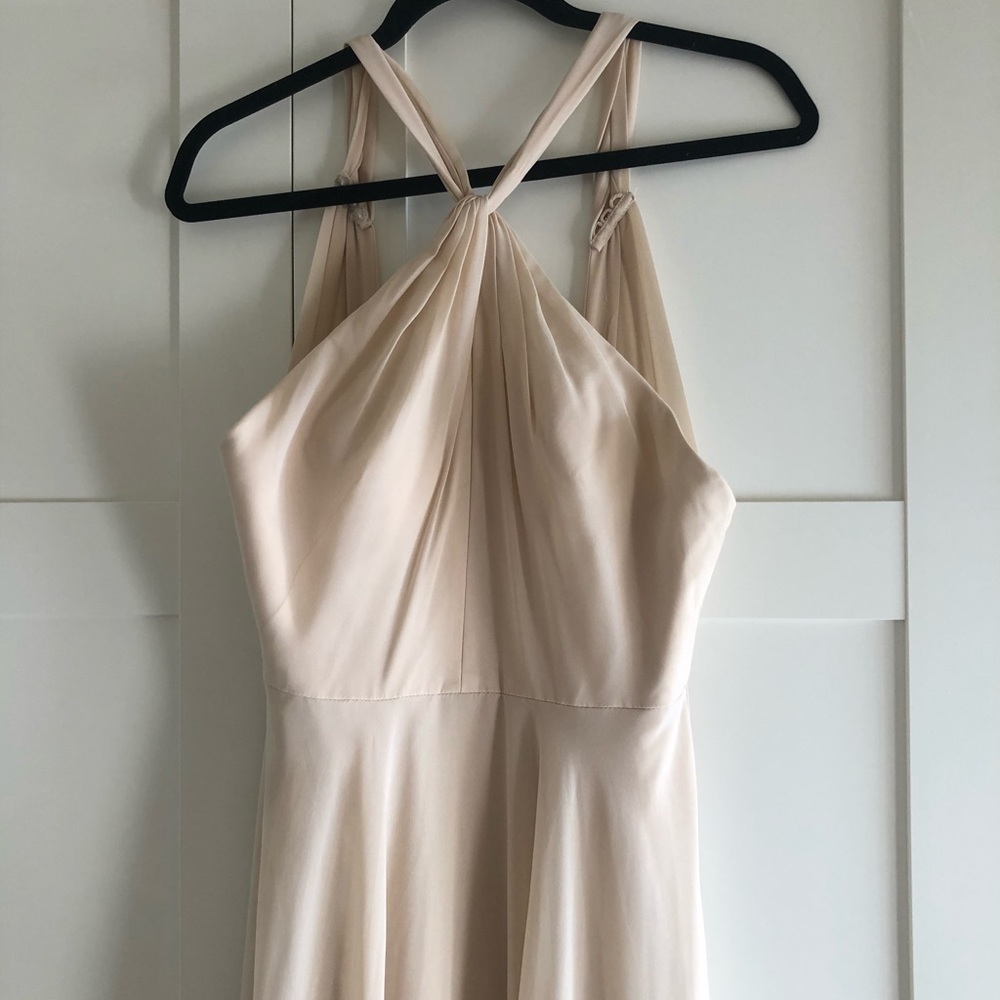 Jenny Yoo Halle Champagne bridesmaid dress